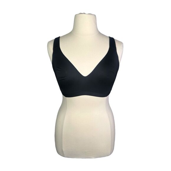 True & Co. True Body Unlined Wirefree Bra - Size Large - Black - Picture 1 of 4